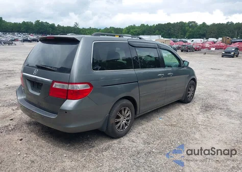 2007 Honda Odyssey Touring from USA, damaged, VIN 5FNRL38867B087652